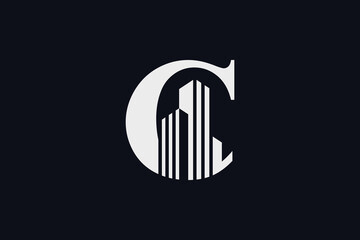 Building icon logo design inspiration with creative idea