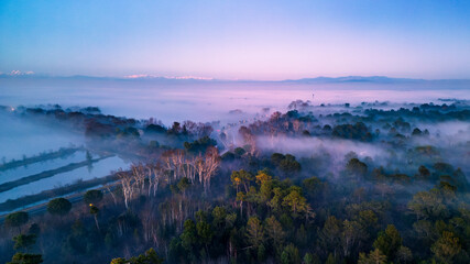 Sunset on the Grado lagoon.