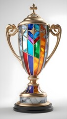 Fototapeta premium gold trophy cup
