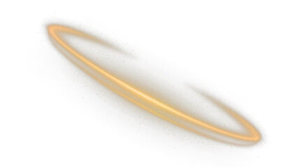 Festive gold stripe. Yellow curl twirl for the holidays. Gold colored curve rope. Vector png twirl,...