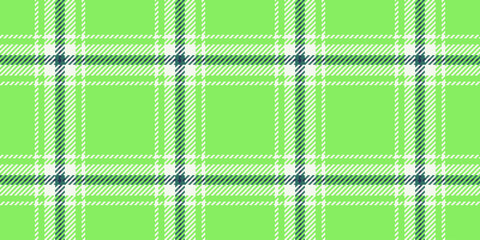 Goose vector textile background, gorgeous plaid texture fabric. Stylish seamless check tartan pattern in green and white colors.