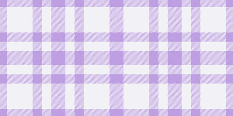 Nobility texture seamless plaid, handsome pattern check fabric. Silky tartan vector textile background in light and white colors.
