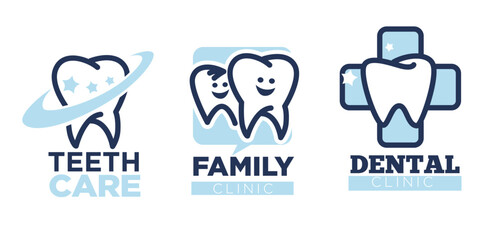 Dental Clinic Tooth Icon Design