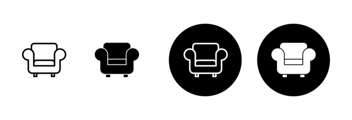 Sofa icon vector isolated on white background. sofa icon illustration. furniture