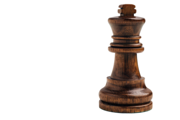 Beautifully Crafted Wooden Chess Rook Piece