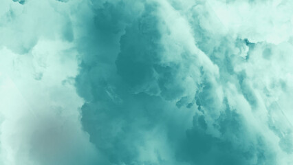 Dark green abstract background. Abstract painting by green watercolor ink. Black green abstract pattern watercolor background.	