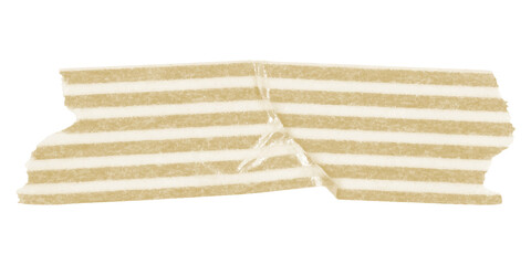 Pattern washi tape png clipart, yellow stripes on transparent background