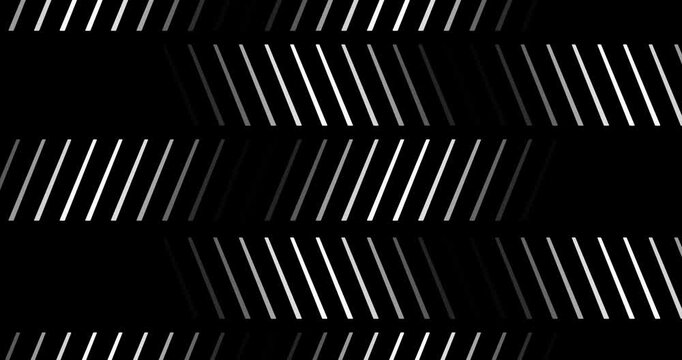 Cybersecurity futuristic data transfer geometric lines bg 4K. Lines animating in out technical graphic. Data grid neural network deep learning natural language processing element. Model initialization