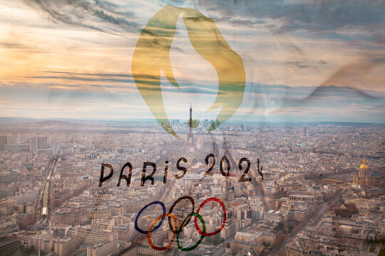 Paris, France - August 1, 2024: olympics games 2024 France, Paris