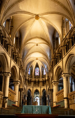 The Altar & Vaulted Ceiling At Canterbury Cathedral, Kent