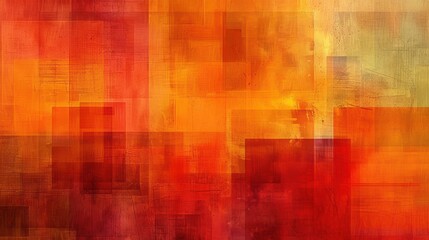 Dynamic Abstract Geometric Background in Warm Autumn Tones with Rich Texture.