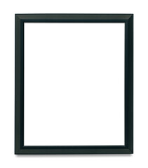 Black picture frame transparent png