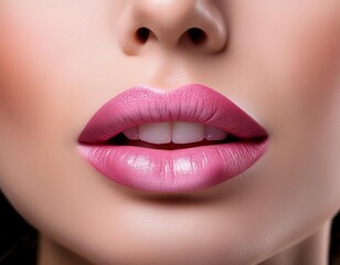 The Art of Pink: Macro Photography of Lips