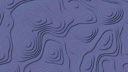 Abstract realistic light purple paper cut decoration textured for vector illustration, paper cut background abstract realistic paper cut decoration textured with wavy layers and shadow.