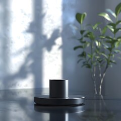 Beautiful Of 3d Realistic Of Empty podium mockup stage realistic for Product Showcase