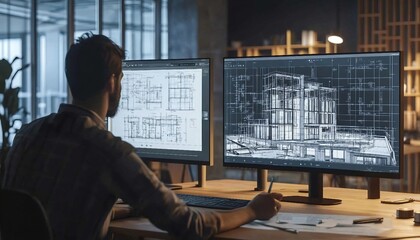 Detailed Architectural Planning: Blueprint Analysis and Project Visualization