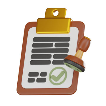 recommend clip art: 3D Stamp Icon for Legal and Notary Documents Professional Render