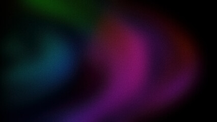 Mesmerizing 4K gradient with a grainy texture, featuring deep shades of green, blue, red, and purple. Ideal for creating captivating backgrounds, wallpapers, and digital banners