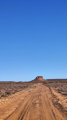 Pillar Mountain in Australian Outback