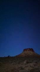 Pillar Mountain in Australian Outback