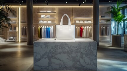 Chic Boutique Tote Bag Mockup | Tote bag mockup | realistic