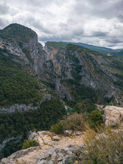 Verdonschlucht mit Fluss Verdon in der französischen Provence