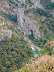 Verdonschlucht mit Fluss Verdon in der französischen Provence