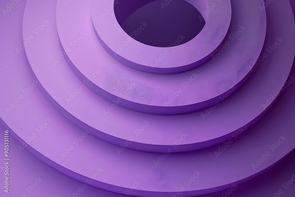 Poster a purple gradient background with rounded edges, featuring a simple planet at the center of the scre