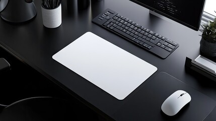 Sleek Desk Mousepad Mockup | Mousepad Mockup | Realistic