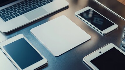 Tech Savvy Workspace Mousepad Mockup | Mousepad Mockup | Realistic