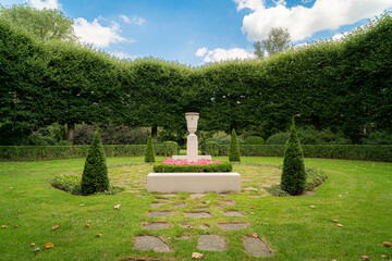 Flanders field cemetery in Waregem