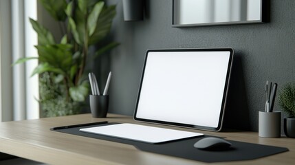 Fototapeta premium Sleek and Functional Workspace Mousepad Mockup | Mousepad Mockup | Realistic