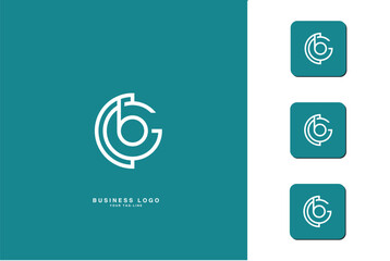 BG, GB, B, G, Abstract Letters Logo Monogram