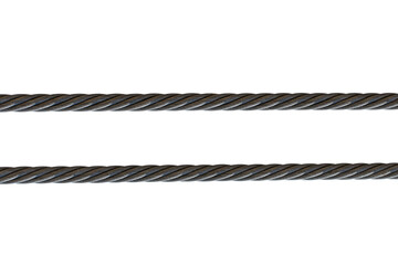 Steel ropes supporting a glass viewing terrace platform