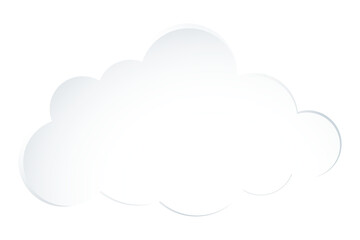 Cloud png sticker collage, 3d transparent clipart