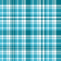 Seamless pattern in unique blue colors for plaid, fabric, textile, clothes, tablecloth and other things. Vector image.
