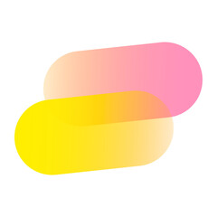 PNG abstract gradient business logo element, modern design