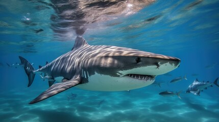 Great White Shark Underwater