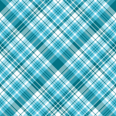 Seamless pattern in unique blue colors for plaid, fabric, textile, clothes, tablecloth and other things. Vector image. 2