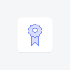 Volunteer Drive duotone line icon , vector, pixel perfect, illustrator file