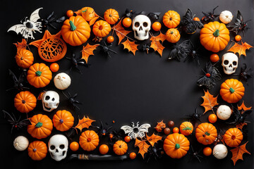 Colorful Halloween Party Favor Collection Overhead