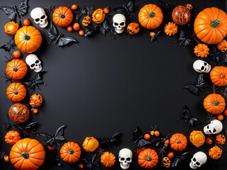 Colorful Halloween Party Favor Collection Overhead