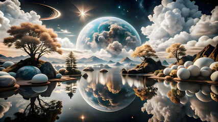 consider the setting whether it s a serene landscape