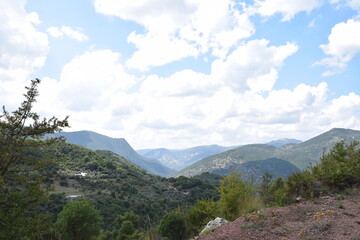 landscape with clouds