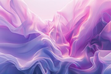 Obraz premium Abstract Swirling Purple and Pink Fabric Background