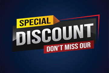 Obraz premium blue p5discount special offer poster dont miss out banner graphic design icon logo sign symbol social media website coupon
