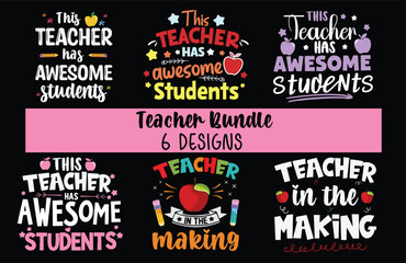 Retro Teacher PNG Bundle, Teacher Appreciation Png, Teacher Sublimation design, Teacher vibes png, 
Teaching shirt png design, Png Bundle, Teachers Day,