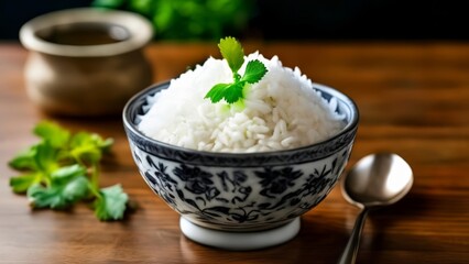  A bowl of fluffy rice ready to be savored