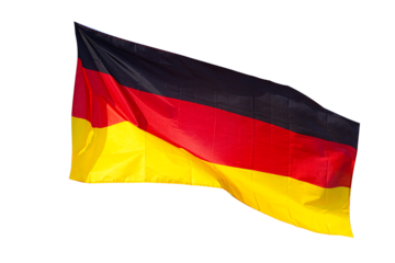 Waving flag of Germany