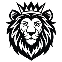 lion head vector
